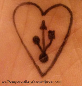 Hardwired Sunset Heart